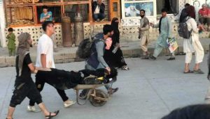 Blast at Kabul Airport 13 killed including children According to Taliban Officials